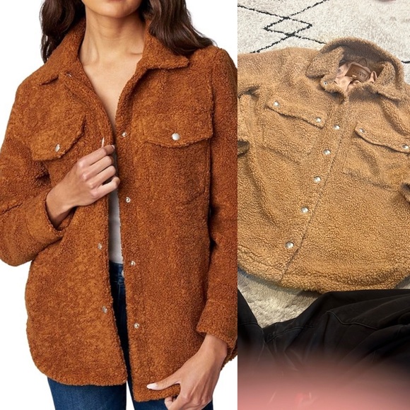 Anthropologie Jackets & Blazers - anthropologie blank nyc teddy sherpa jacket xs